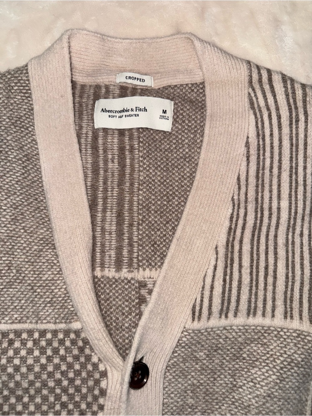 Abercrombie Stitch Patchwork Cardigan - Picture 3 of 4